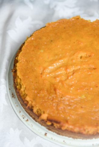 sweet potato pie with graham crust