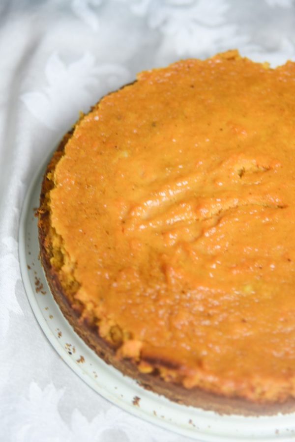 sweet potato pie with graham crust