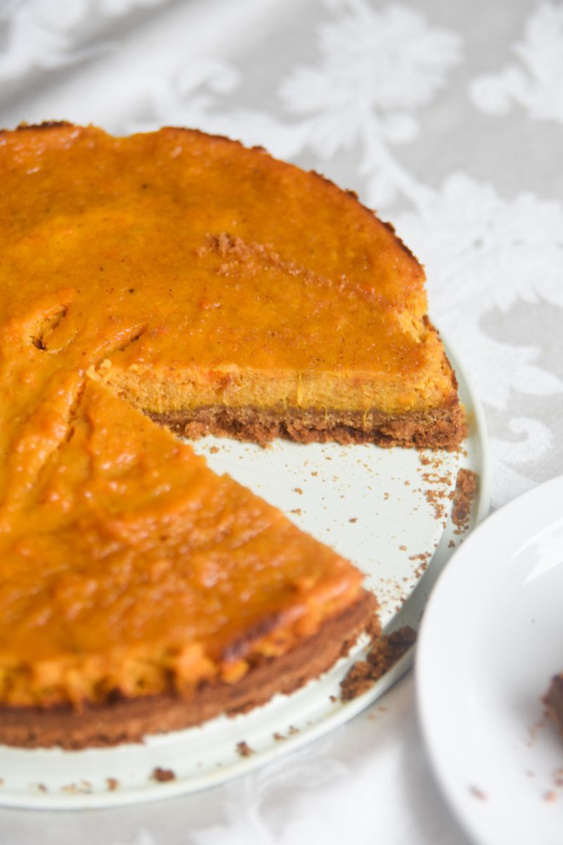 sweet potato pie with graham cracker crust 