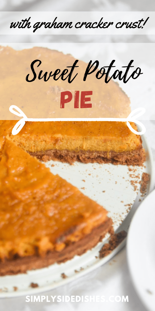 Thanksgiving is just around the corner, so that means it's time to start thinking about your menu. This year, why not try something a little different and add sweet potato pie to the mix? With a homemade graham cracker crust, this dish is easy to make and sure to please everyone at the table. Give it a try! via @simplysidedishes89