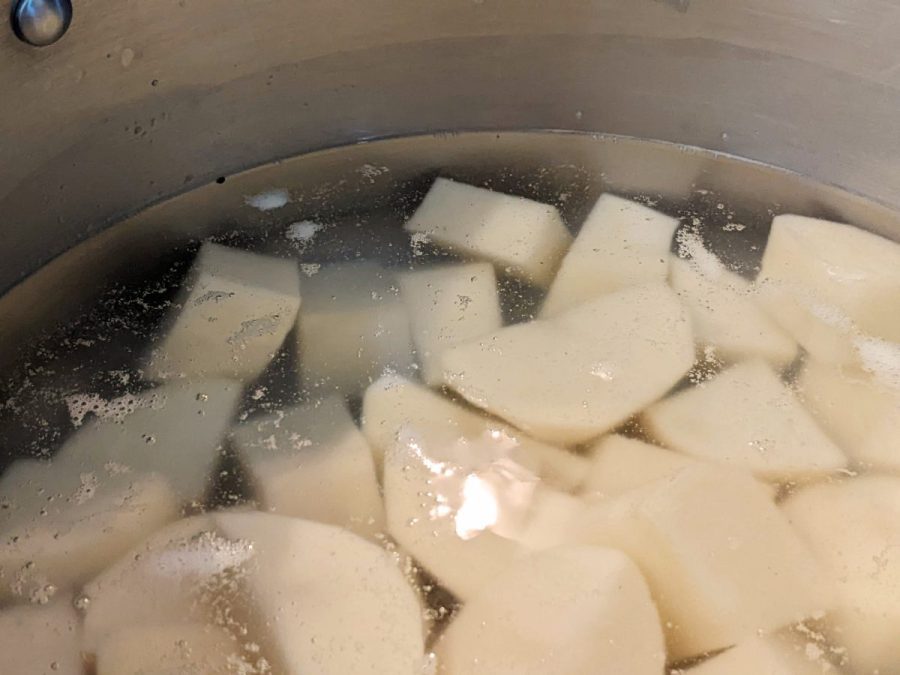 boiled mashed potatoes