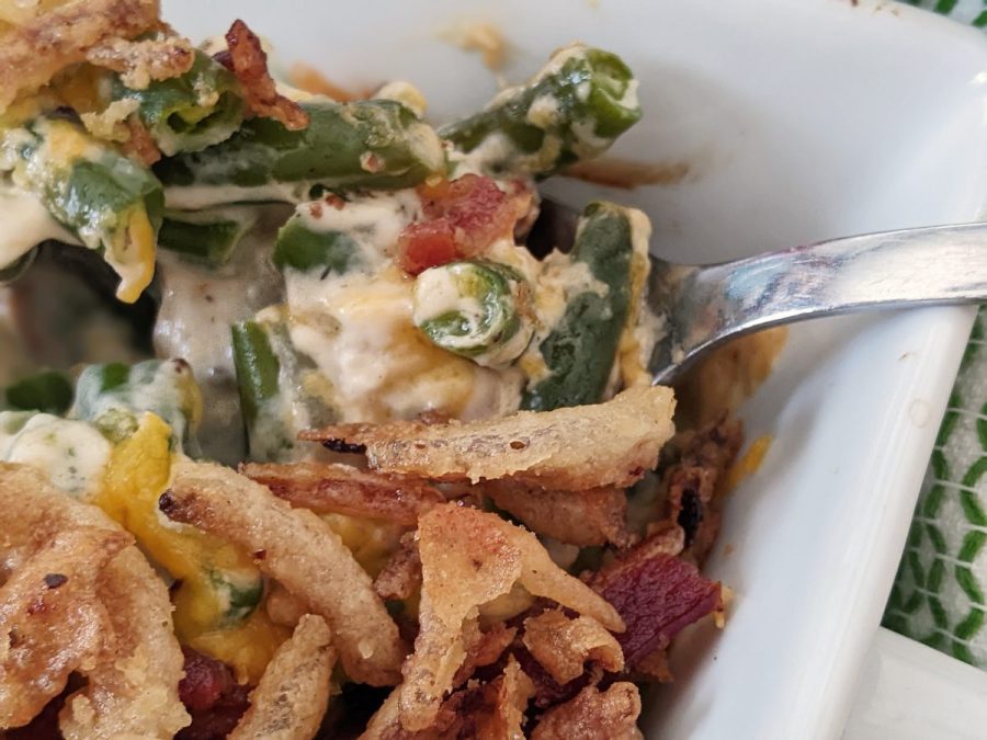 spoonful of southern green bean casserole