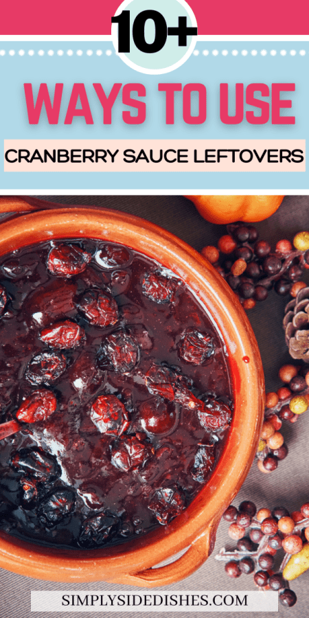 cranberry sauce leftovers