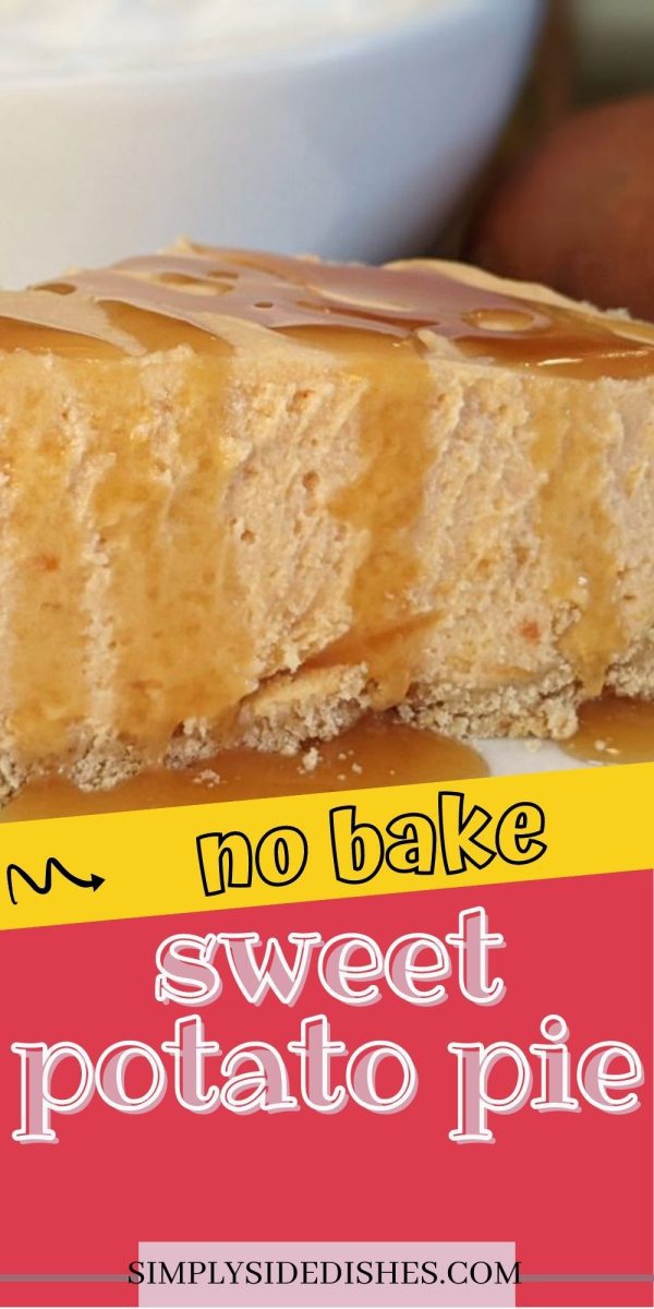 Are you looking for a delicious and easy dessert to make? Look no further than this no bake sweet potato cheesecake! It is made with only a few simple ingredients, and is the perfect light dessert for summer. Enjoy! via @simplysidedishes89
