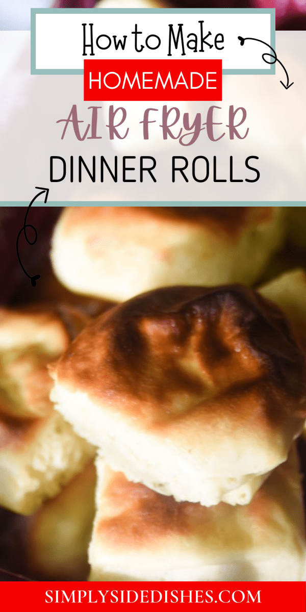 homemade air fryer dinner rolls