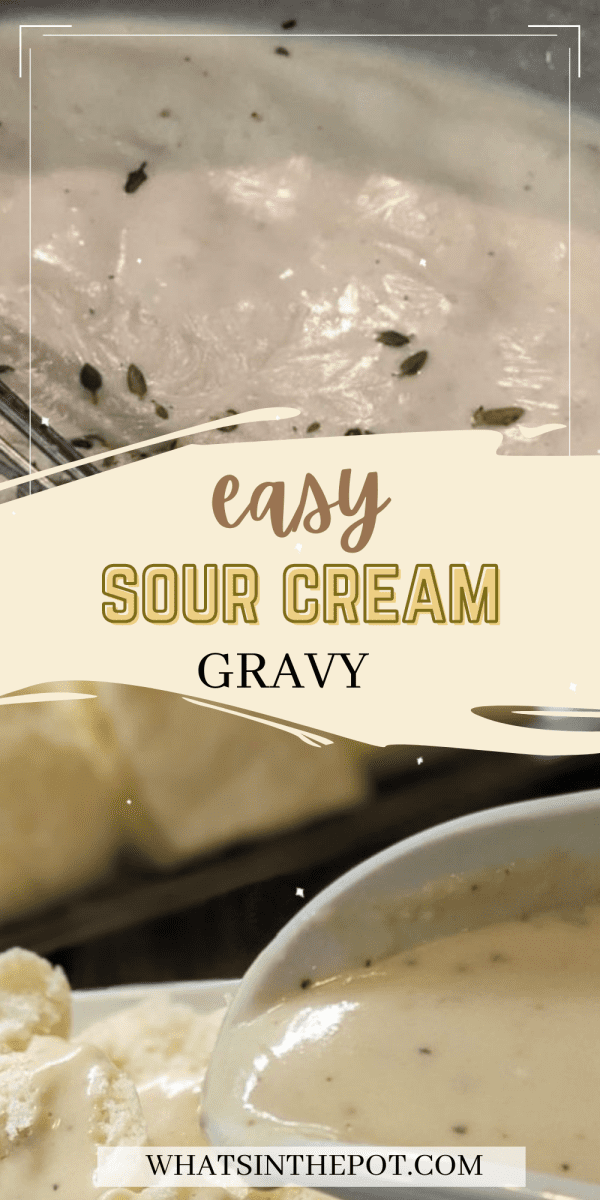 Sour Cream Gravy Recipe