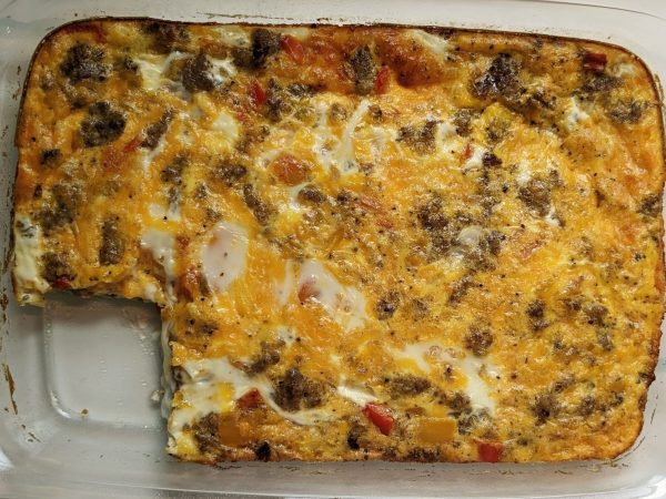 easy egg casserole with sausage