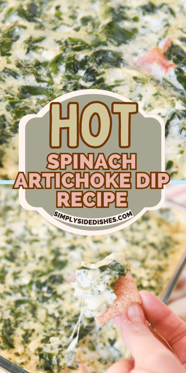 The Best Warm Spinach Artichoke Dip via @simplysidedishes89