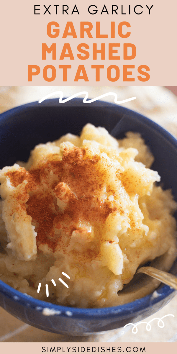 garlic mashed potatoes via @simplysidedishes89
