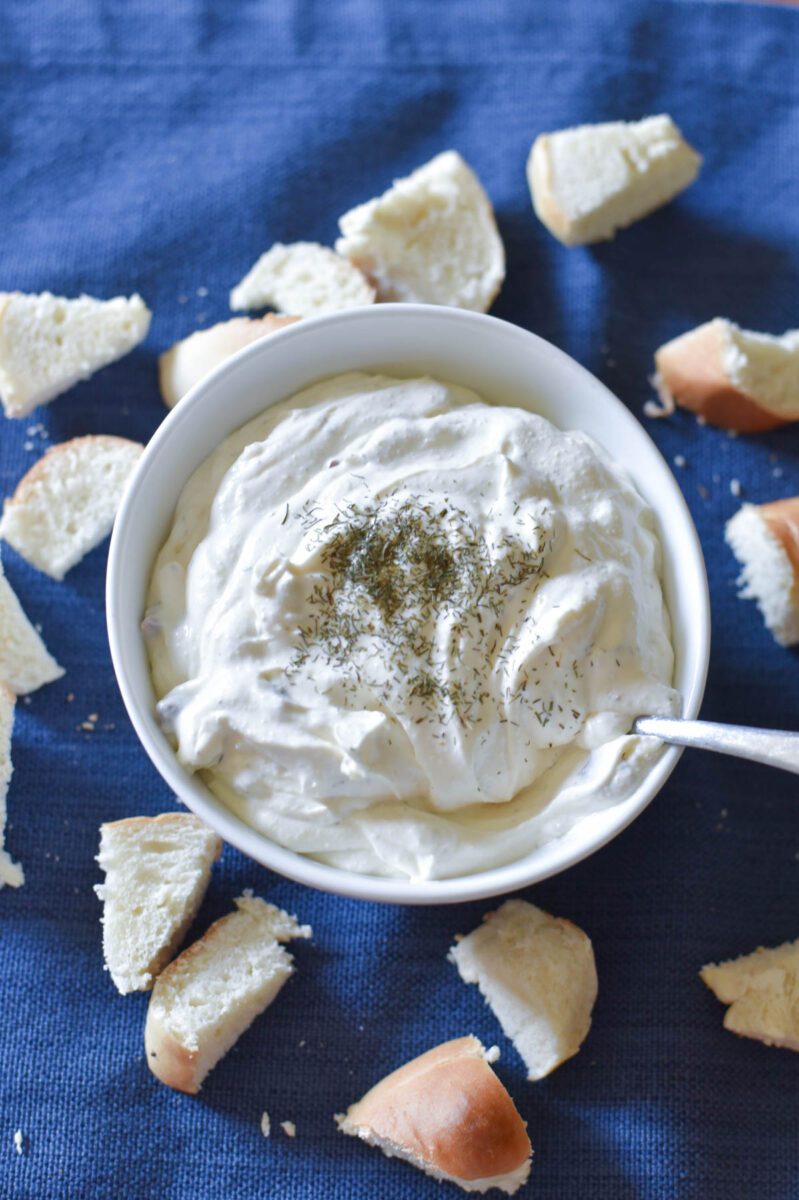 bagel dip with sour cream